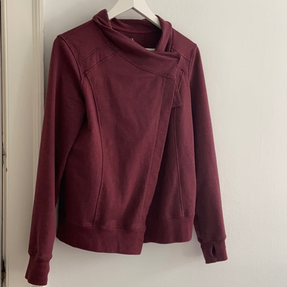 Danskin asymmetric cardigan jacket